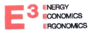 Trademark E3 ENERGY ECONOMICS ERGONOMICS