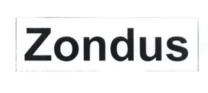 Trademark ZONDUS