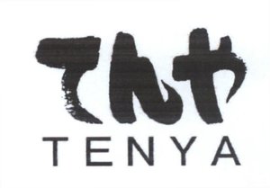 Trademark TENYA dan huruf kanji (logo)