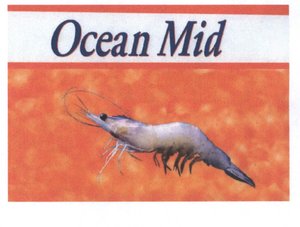 Trademark OCEAN MID + LUKISAN UDANG