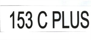 Trademark 153 C PLUS