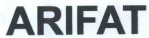 Trademark ARIFAT