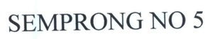Trademark SEMPRONG NO 5