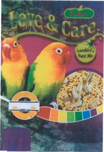 Trademark FANCY LOVE & CARE LOVE BIRDS NUTRI MIX + LOGO/LUKISAN