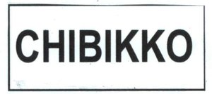 Trademark CHIBIKKO