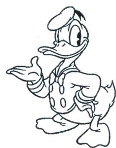 Trademark Lukisan DONALD DUCK (CLASSIC)