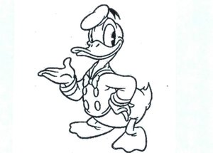 Trademark Lukisan DONALD DUCK (CLASSIC)