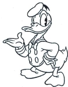 Trademark Lukisan DONALD DUCK (CLASSIC)