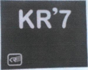 Trademark KR'7