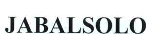 Trademark JABALSOLO