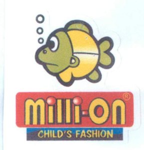 Trademark MILLI-ON + LOGO