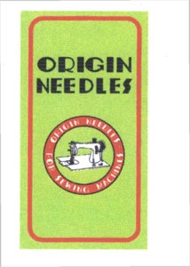 Trademark ORIGIN NEEDLES + LOGO FOR SEWING MACHINES