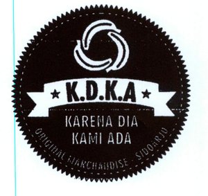 Trademark K.D.K.A - KARENA DIA KAMI ADA + lLOGO