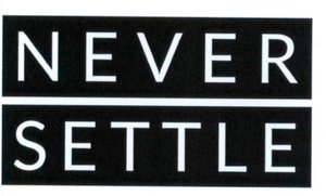 Trademark NEVER SETTLE