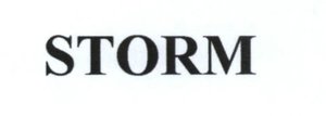 Trademark STORM