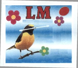 Trademark LM + Lukisan burung