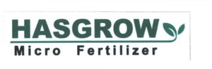 Trademark HASGROW + Logo Micro Fertilizer