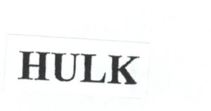 Trademark HULK