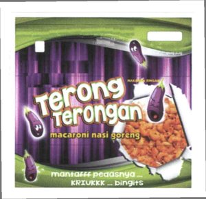 Trademark TERONG - TERONGAN + logo