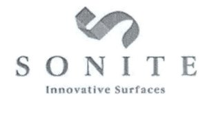 Trademark SONITE INNOVATIVE SURFACES + LOGO