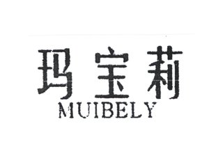 Trademark MUIBELY & Huruf Kanji