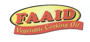 Trademark FAAID VEGETABLE COOKING OIL