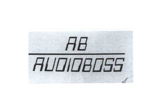 Trademark AUDIOBOSS + LOGO AB