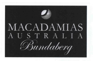 Trademark MACADAMIAS AUSTRALIA Bundaberg