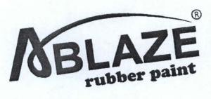 Trademark ABLAZE RUBBER PAINT