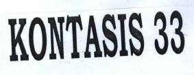 Trademark KONTASIS 33