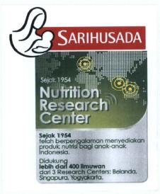 Trademark SARIHUSADA Nutrition Research Center