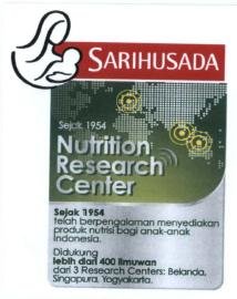 Trademark SARIHUSADA Nutrition Research Center