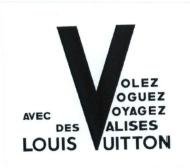 Trademark Volez Voguez Voyagez avec des valises LOUIS VUITTON