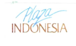 Trademark PLAZA INDONESIA