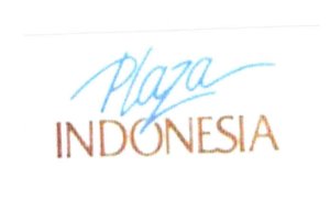 Trademark PLAZA INDONESIA