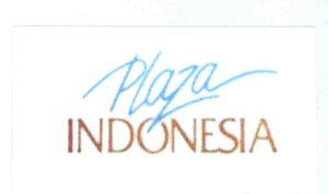 Trademark PLAZA INDONESIA