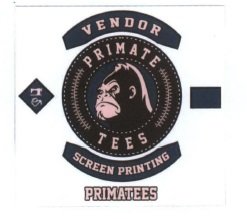 Trademark VENDOR / PRIMATE TEES / PRIMATEES + LOGO KEPALA KERA