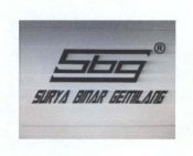 Trademark SBG - SURYA BINAR GEMILANG