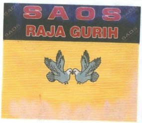 Trademark SAOS RAJA GURIH