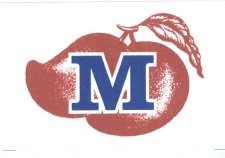 Trademark M + Lukisan dua buah mangga