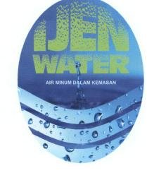 Trademark IJEN WATER & LOGO