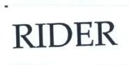 Trademark RIDER