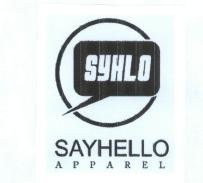 Trademark SAYHELLO APPAREL + LOGO