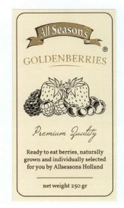 Trademark ALL SEASONS GOLDENBERRIES