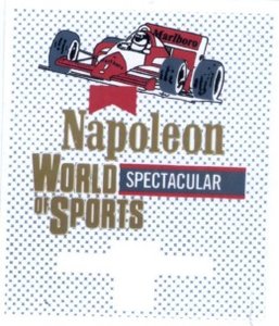 Trademark NAPOLEON WORDL OF SPORTS SPECTACULAR + LUKISAN MOBIL BALAP