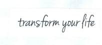 Trademark TRANSFORM YOUR LIFE