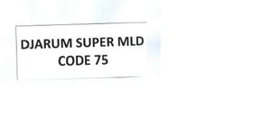 Trademark DJARUM SUPER MLD CODE 75