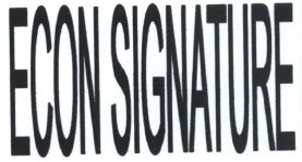 Trademark Econ Signature