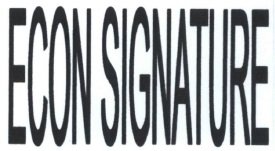 Trademark Econ Signature