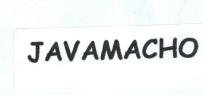 Trademark JAVAMACHO